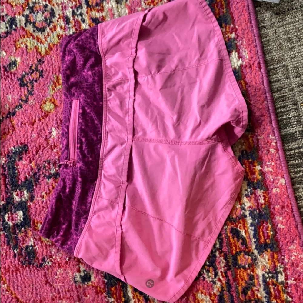Pink Lululemon Shorts